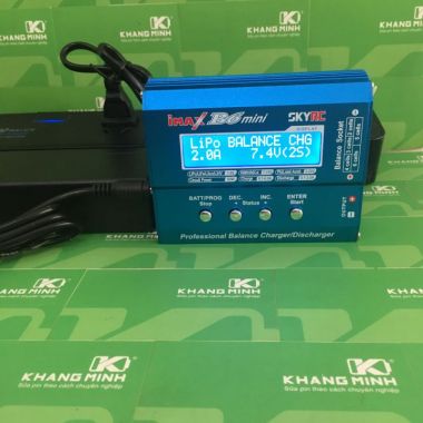 Sạc iMax B6 mini SkyRC cân bằng cell và đo dung lượng pin