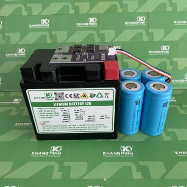 Vỏ Bình Ắc Quy Lithium 12V 6Ah YT5 Nắp Bầu