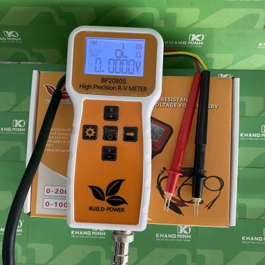 Máy đo nội trở BP2080S cao cấp, độ chính xác cao, dãy đo 0-100V, 0-200R