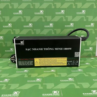 Sạc nhanh 1800W 20A chỉnh dòng sạc được pin dung lượng cao