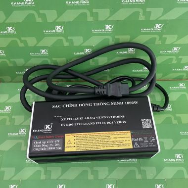 Sạc nhanh 1800W xe Evo Grand Feliz 2025 Vinfast VF