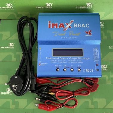 Sạc iMax B6 80W AC cân bằng cell và đo dung lượng pin