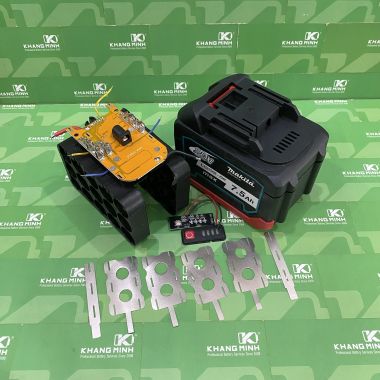 Vỏ Mạch Pin Makita 18V 21V 5S 3P 80A DC Led Chống Sốc