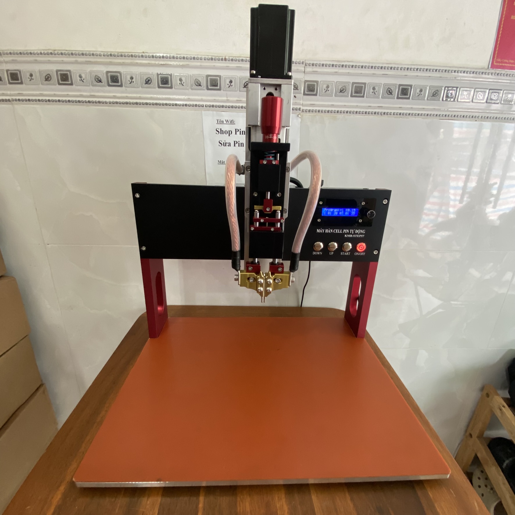 Máy Hàn Cell Pin Tự Động STEP Tích Hợp BA Hàn