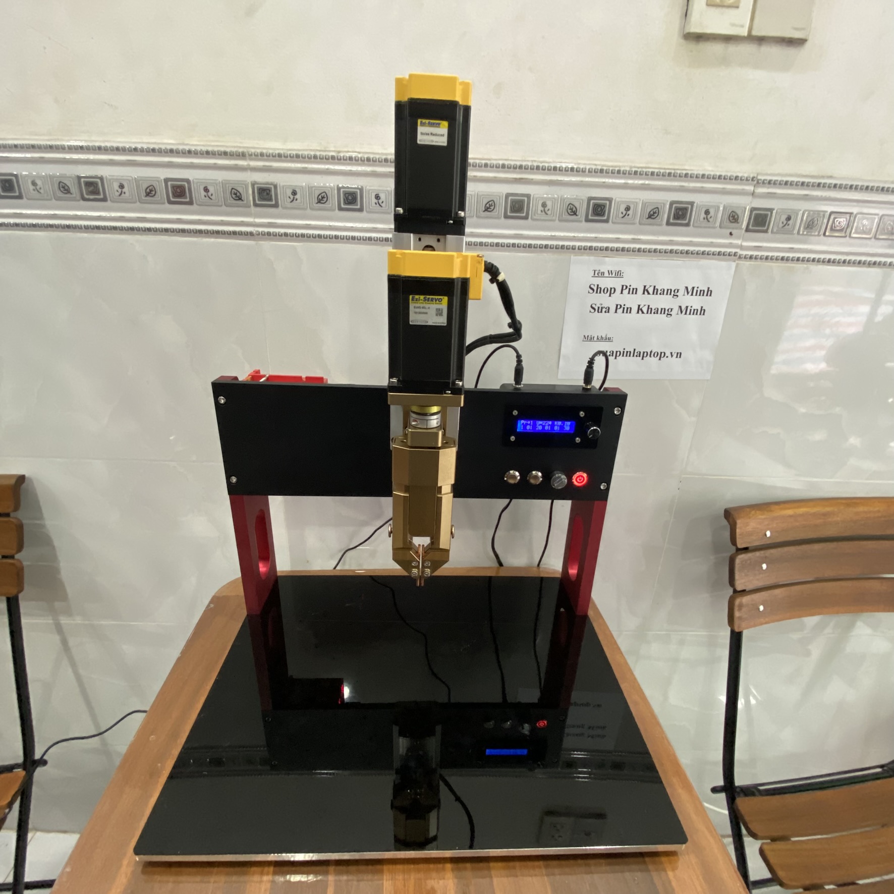 Cân Lực CNC Xoay Cho Máy Hàn Cell Pin Dành Cho AE Thợ DIY