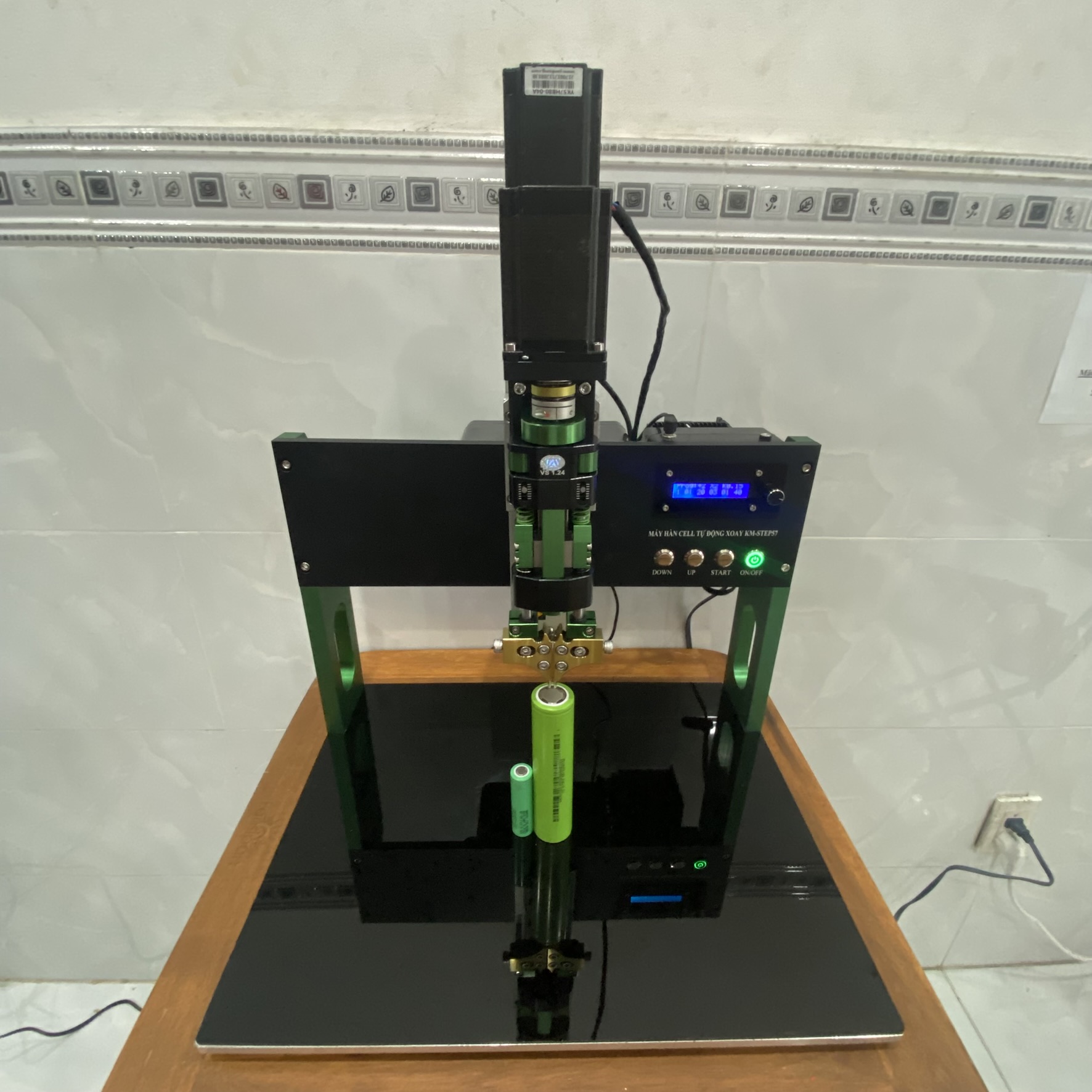 Máy Hàn Cell Tự Động Xoay STEP 57 Tích Hợp BA Hàn