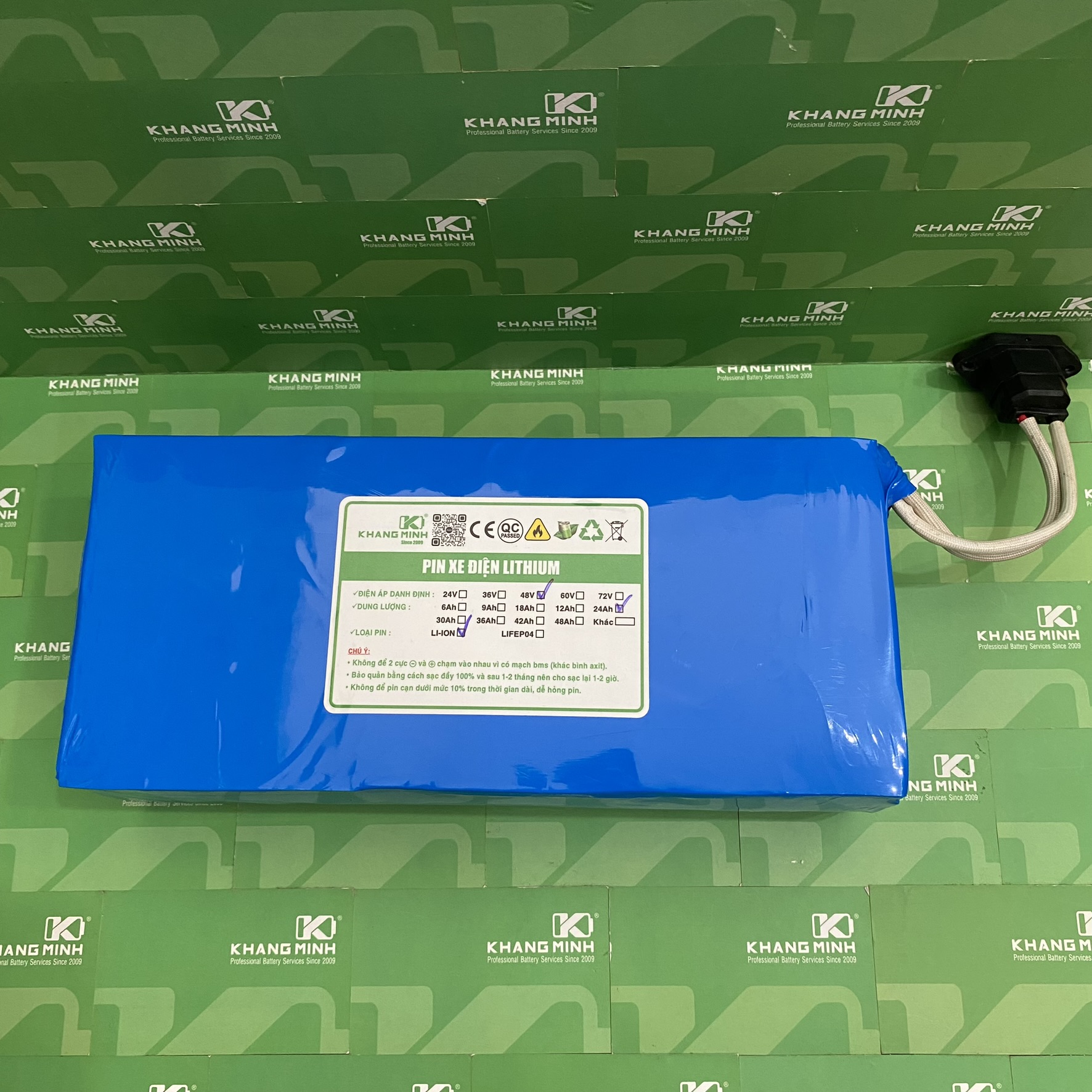 Vỏ Bình Xe Điện 48V Hệ 13S 14S 6P Pin 18650