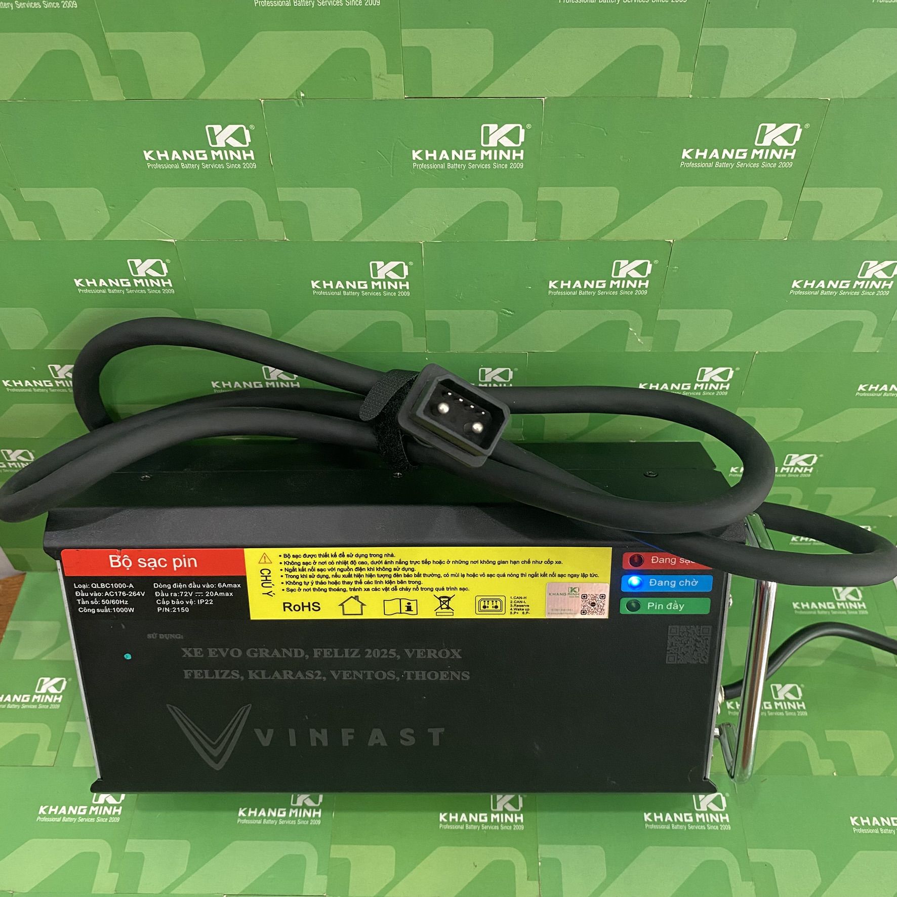 Sạc 1000W pin LFP Evo200 Evo Grand Feliz 2025 FelizS mới 99%
