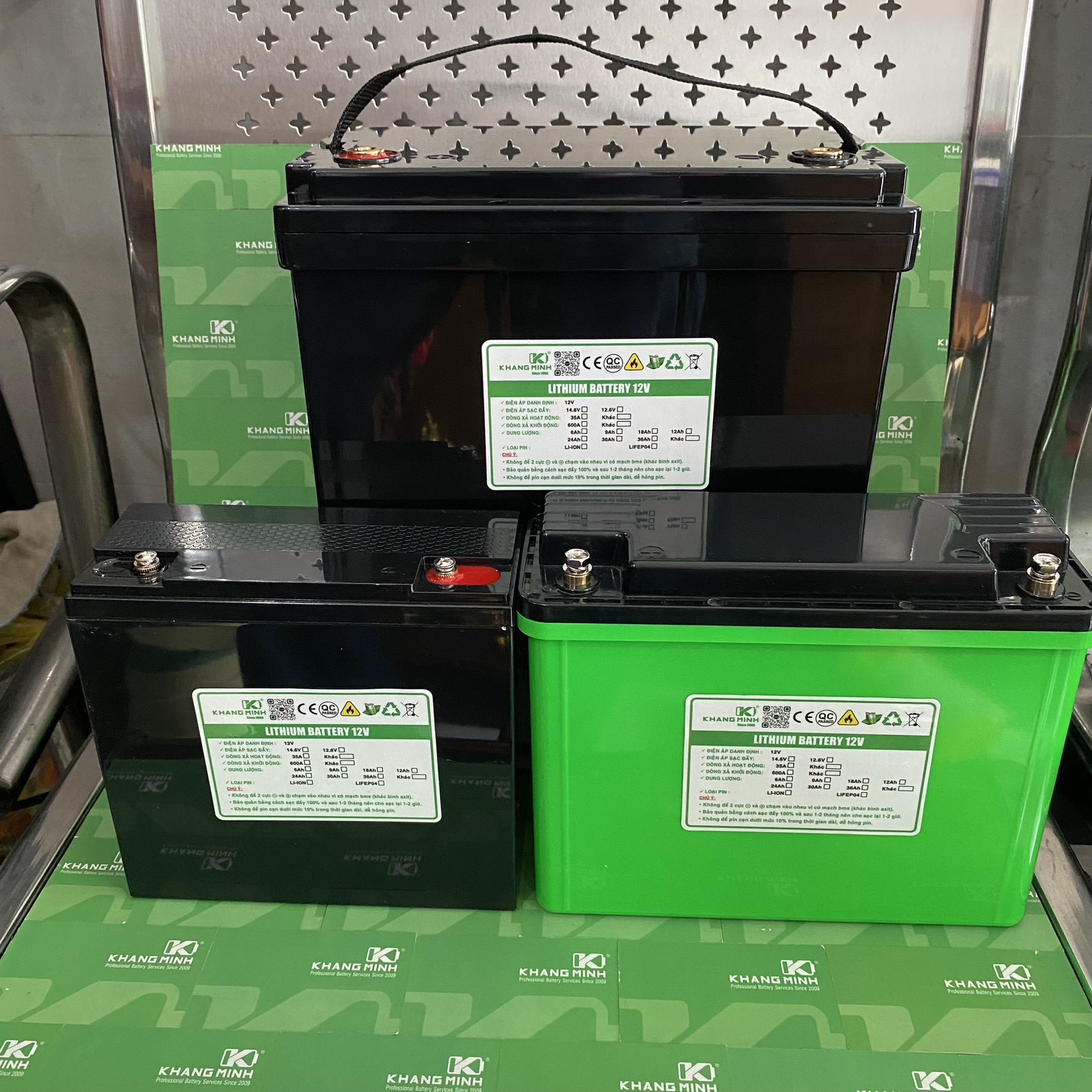 Vỏ Bình Ắc Quy Lithium 12V 20Ah 40Ah 70Ah 90Ah 100Ah 120Ah Cho Lưu Trữ